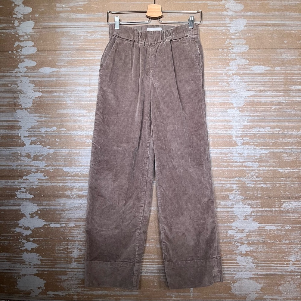 Everlane The Easy Corduroy Pull On Pants Tan Preppy Classic Womens 4
